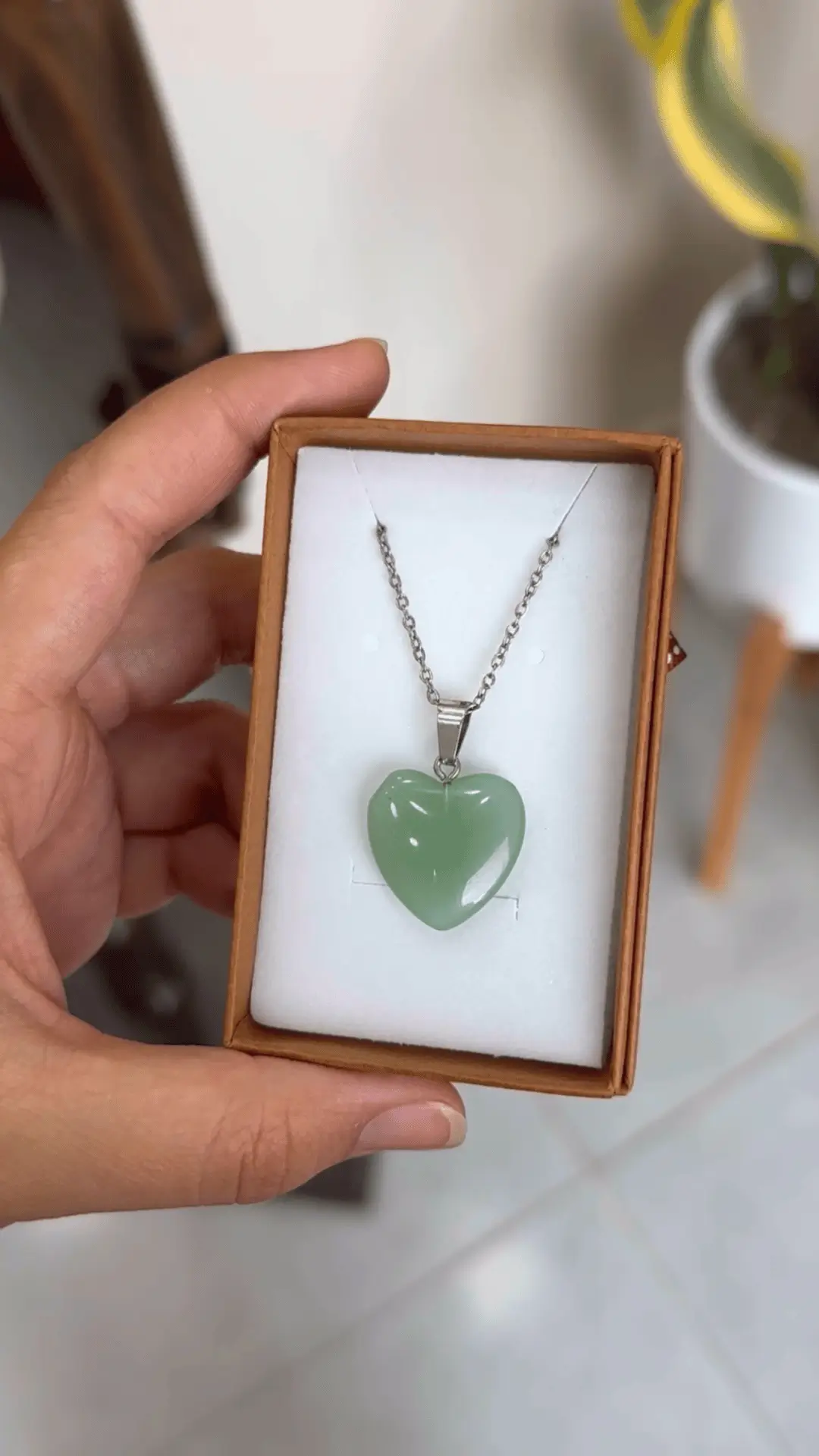 Pendentif : Aventurine Verte